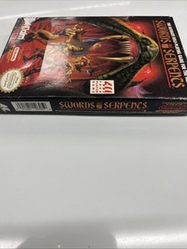 BOX ONLY, Swords and Serpents NES Nintendo Great Condition 1990