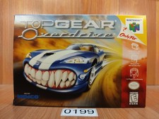 MINTY BOX CIB Top Gear Overdrive complete in nintendo n64 CLEAN Collector lot vc