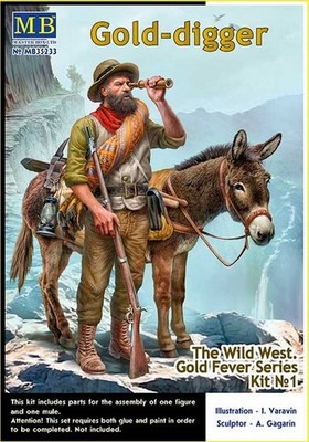 MAS35233 - Masterbox 1:35 - Wild West, Gold Fever NO.1 Gold Digger