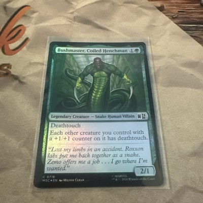 MTG Bushmaster, Coiled Henchman [MSC] #716 Foil!