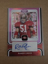 2024 Certified Randy Cross Mirror Pink Auto 59/75 San Francisco 49ers 