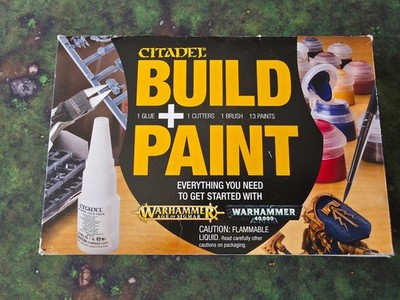 OLD Warhammer 40000 paint BuildSet DRYED OUT RUINED Miniatures Starter Hobby Kit