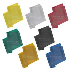 Professional Latex Resistance Band Set, Pack of 7, Individual 6 7 Count Multi