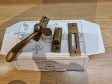 Jim Lawrence London Fensterriegel (rechte Seite) in Antik Messing.  Neu