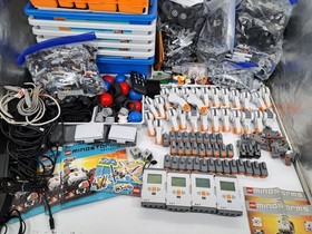 LEGO Mindstorms Education NXT Huge Bulk Lot STEM 46 Pounds Not Tested