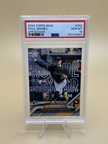 2024 Topps Now - Off-Season Award ROY Paul Skenes #OS-2  (RC) PSA 10
