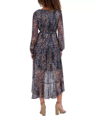 kensie Women's Printed High-Low Midi Dress MSRP $138 | eBay