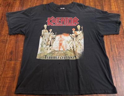 Vintage Kreator Band Terrible Certainty Shirt Unisex Concert S to 5XL EL608