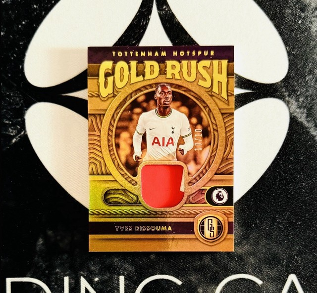 2022-23 Panini Chronicles Soccer - Yves Bissouma Gold Rush Relic #/10 Tottenham