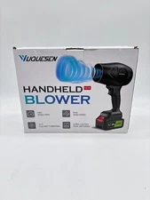 YUQUESEN Storm Machine Battery Powered Handheld Cordless Leaf Blower - Black