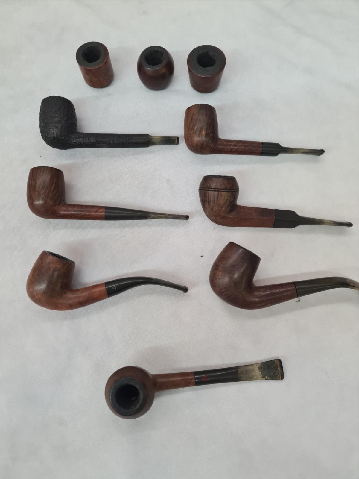 Vintage Tobacco Pipe Collection Savinelli Jean Lacroix Barling Briar Sierra USED
