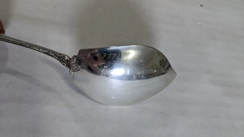 King Richard by Towle Jelly Server 6 7/8" Vintage Heirloom Silverware (Monogram)