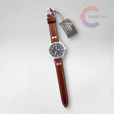 Laco 861807.2.D Pilot Genf.2.D 40 Date Quartz Stainless Steel Watch Japan