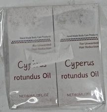 Cyperus Rotundus Oil 2 Pack Giftpeak Hair Reduction 60m 2 fl oz Each