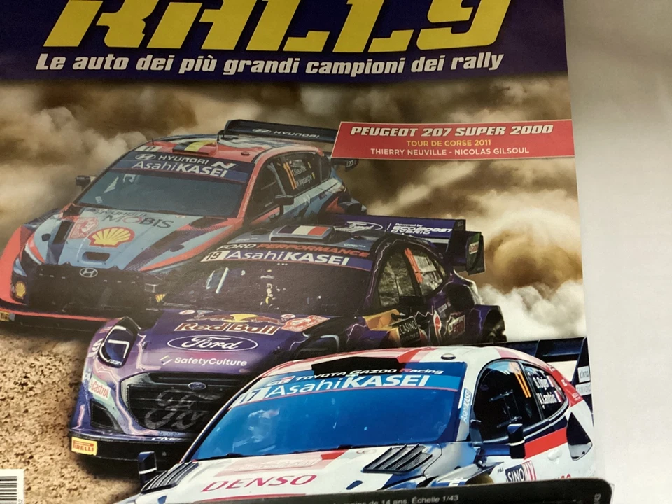 IXO PEUGEOT 207 SUPER 2000 Tour de Corse 2011 in Metallo 1/43 + Booklet - Immagine 4 di 4