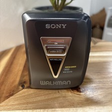 Sony Walkman WM-EX170 Cassette Player New Belt  Works  Cleaned 