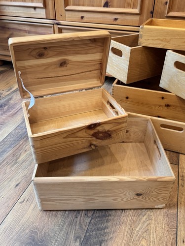 8 verschiedene Spielzeugbox, Allzweckkiste, Holz-Kiste, Holz-Box - gebraucht - Bild 7 von 10