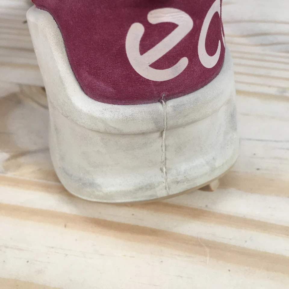 ECCO 鞋女式 7-7.5 Biom 2.1 X Country 运动鞋红色栗色系带 — 第 4/4 张图片