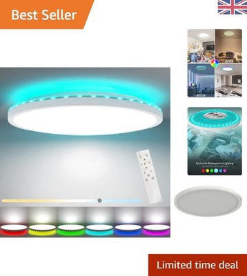 30CM LED Deckenleuchte mit Fernbedienung 3000-6500K Dimmbar RGB Bad &...