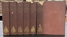 1877 The Works of Daniel Webster Complete Set Seventeenth Edition Frontispiece
