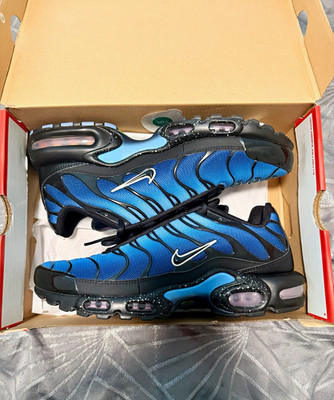 Nike Air Max Plus TN Pure Platinum Blue Low Top Mesh Lace-Up Men FN7813-001