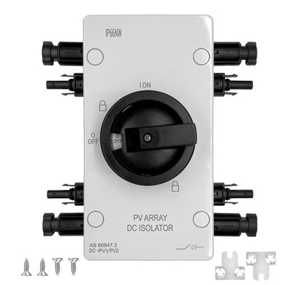 IP66 Solar PV DC Quick Disconnect Switch 64 Amp, 1000V Solar Combiner Box, PV...