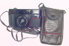 Nikon L35 AF2 35mm Film Point & Shoot Camera with 35/2.8 Lens - Excellent