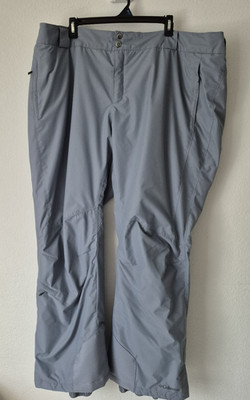 Columbia Pants Womens 3X Gray Omni Tech Bugaboo Insulated Waterproof Snow