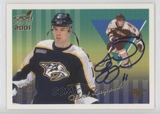 2000-01 Pacific Aurora David Legwand #78 Auto 8d2