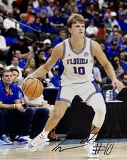THOMAS HAUGH SIGNED 8x10 PHOTO FLORIDA GATORS BASKETBALL AUTOGRAPH AUTHENTIC COA