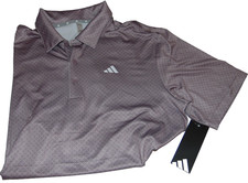  NWT Men's ADIDAS Short Sleeve UPF 50 Polo Shirt Size Small 65 FS 