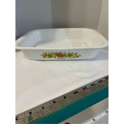 CorningWare Spice of Life lasagna pan featuring  ''L'Echalote'' vegetable design