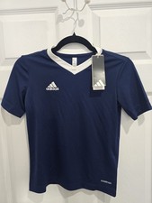 Adidas Kids' Jersey, Team Navy Blue Small 9Y-10Y- Youth Soccer Futbol