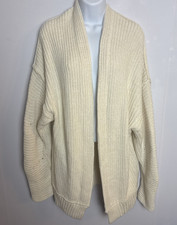 Free People High Hopes Cardigan Sweater Small Oversized Chunky Knit Slouchy Open