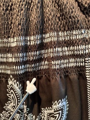Women’s Size XL Brown Bandeau Coverup Midi Dress Boho Beachwear - Picture 8 of 10