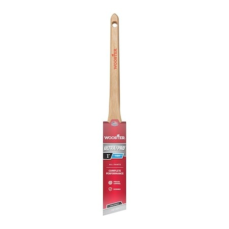 Wooster 4181-1 1" Thin Angle Sash Firm, Nylon/Polyester Bristle, Paint Brush,