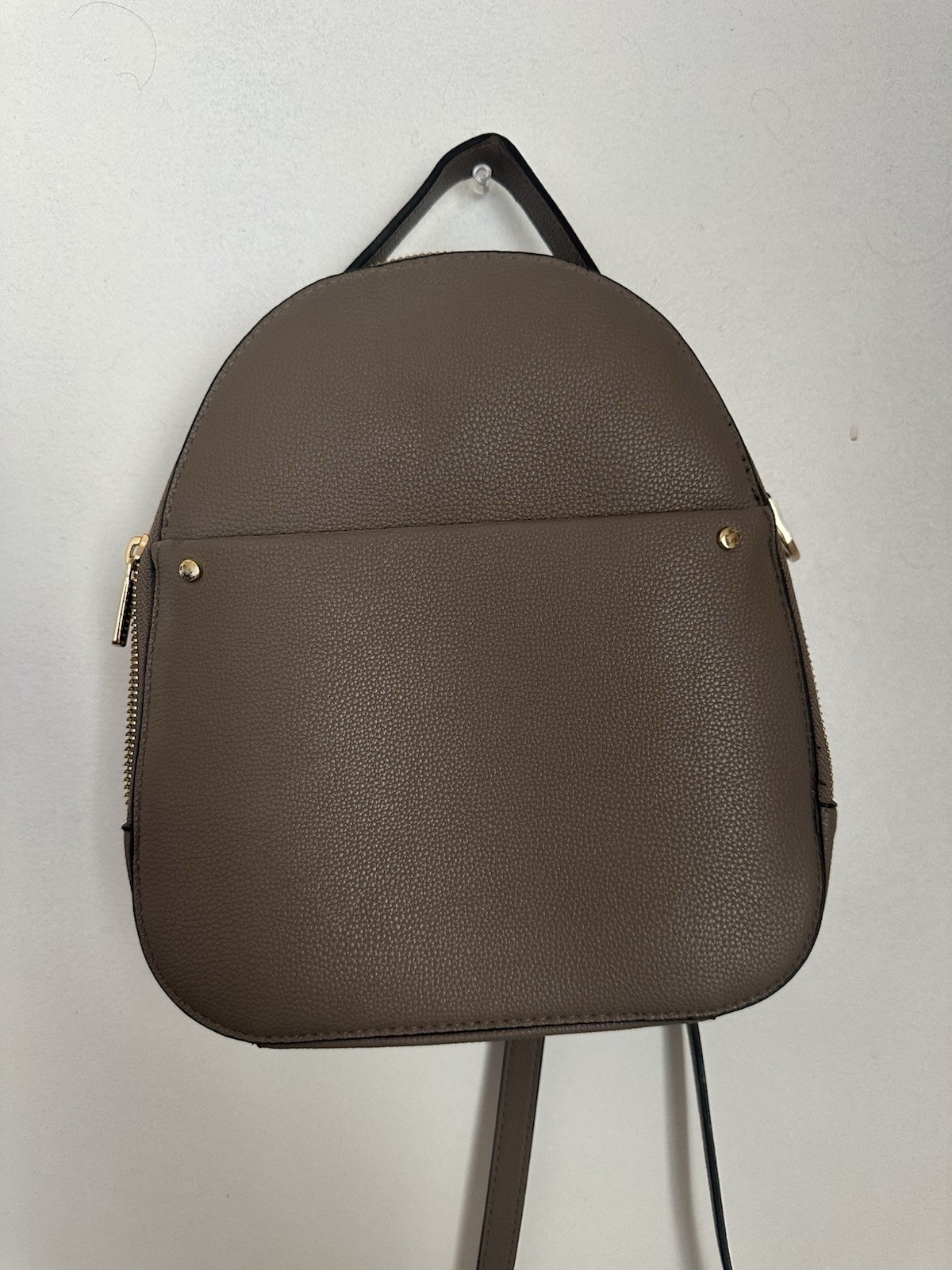 Purse, Gold Zip, Detachable Strap, Lined
