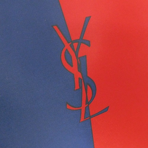 Bolso de Hombro Yves Saint Laurent YSL Nylon Azul/Rojo #25 Rise-on - Imagen 3 de 14