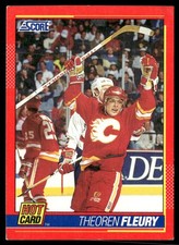 1991-92 Score - Hot Card Theoren Fleury #7