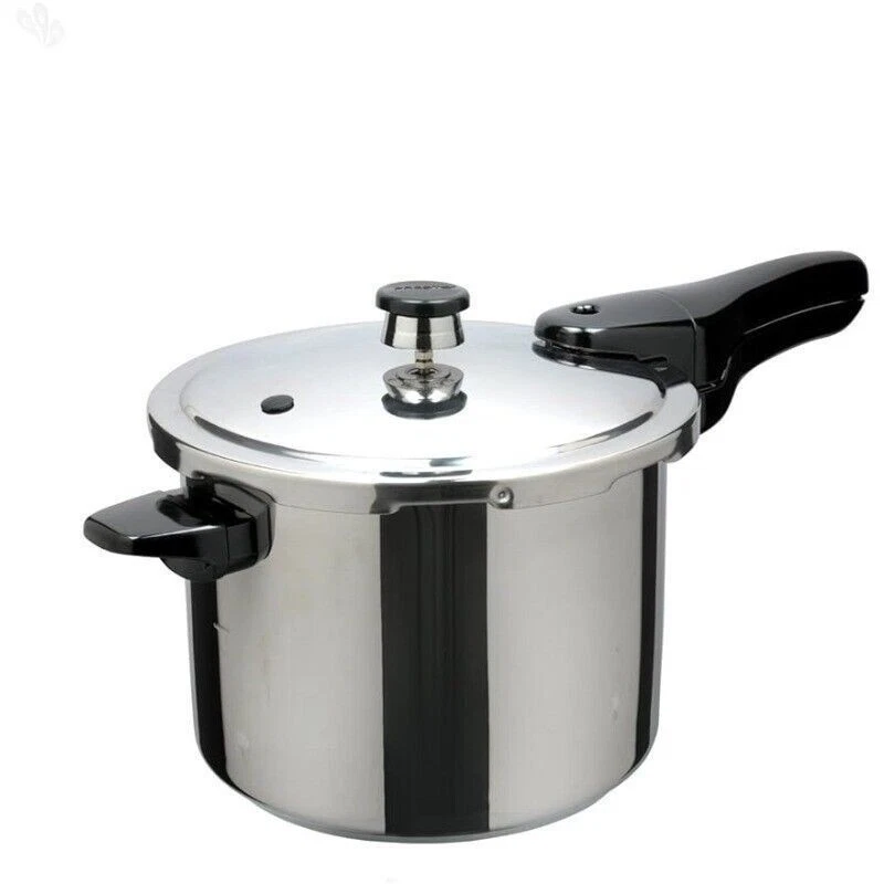 6-Quart Stainless Steel Pressure Cooker Stainless Steel Dishwasher Safe Silver