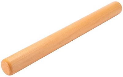 HONGLIDA 15.8-INCH Beechwood Rolling Pin, Cylindrical Pin 