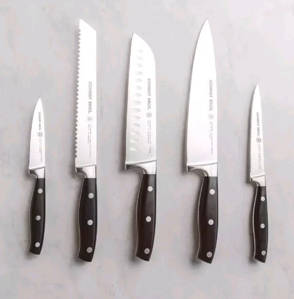 Schmidt Brothers 10 piezas. Juego de cuchillos alemanes Full-Tang de acero inoxidable $150 - NUEVO Foto 2 de 4