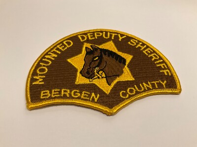 Older Mounted Sheriff Bergen County State New Jersey NJ