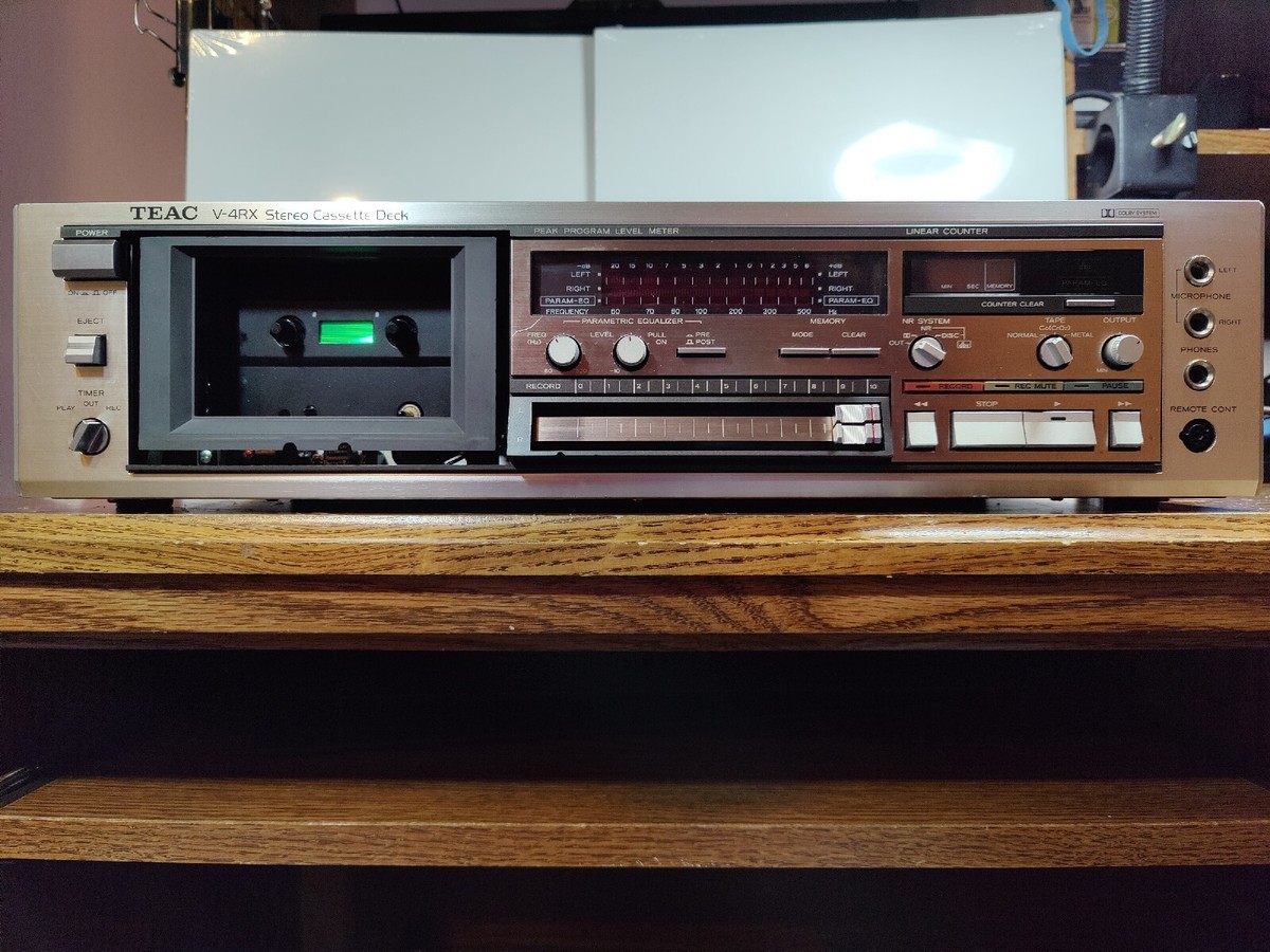 ラジオ・コンポ TEAC STREO CASSETTE DECK TEAC Cassette Deck Model V-4RX TESTED WORKS | eBay