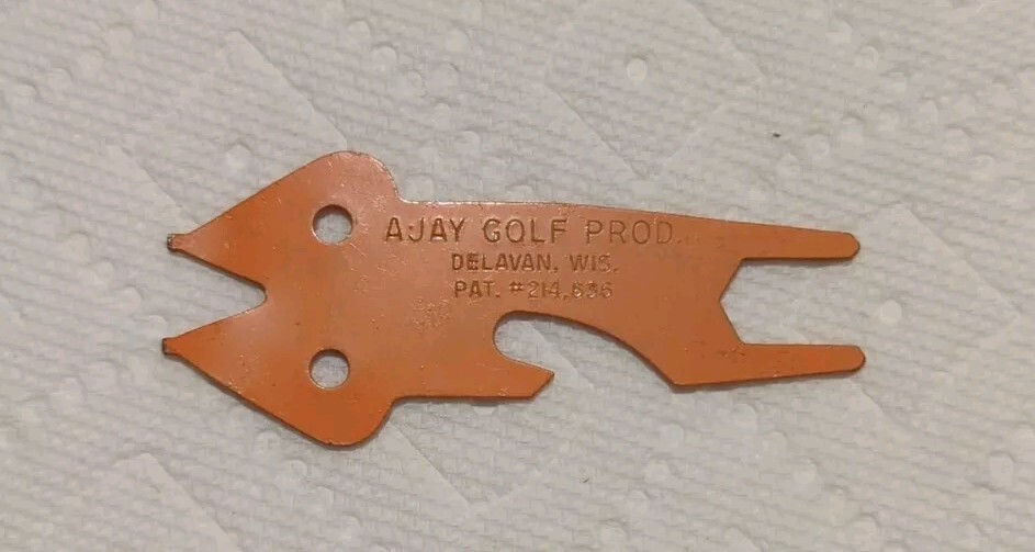 Products ~ Golf Divot Multi-tool ~ Orange ~ Steel ~ Pre-owned