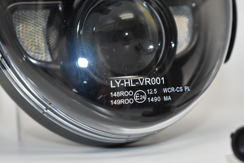 Black Hi/Lo LED Projection Headlight Harley V Rod V-Rod VROD VRSC VRSCF VRSCDX - Picture 10 of 12