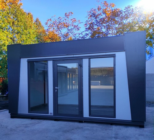 Bürocontainer Container Gartenhaus 5x3m mit Lieferung bis 500km