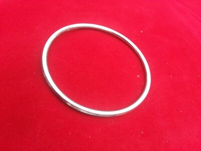 Splendido Bracciale Sottile Acciaio Inox 5 Linee Sikh Singh Kaur Kara - Foto 9