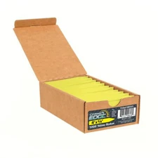 Grower's Edge 4" x 5/8" Yellow Plant Stakes Total 1,000 Tags - Garden