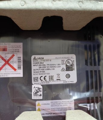 DELTA ASD-B2-0421-B AC SERVO DRIVE 400W .NEW IN BOX . DHL/FEDEX/UPS | eBay